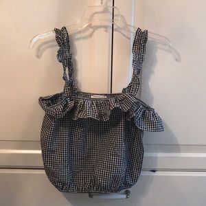 American Eagle Gingham Crop Top